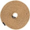 Kletterseil Fitness-Trainingsseil Fitnessstudio, 15,24 m Länge, 25,4 mm Durchmesser, Trainingsseil, Mehrzweckseil aus Jute, 227 kg, Kletterübungen,