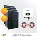 4400Wp/3,6kW PV-Anlage, 10x Ulica Solar Module Bifazial 440Wp, Afore String Wechselrichter einphasig, App & WiFi