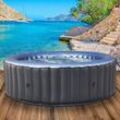 Brast - Whirlpool aufblasbar MSpa bergen 6 Personen Ø204x70cm Pool Wellness Massage Spa