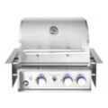 All Grill - allgrill Einbau-Gasgrill chef s Edelstahl Built-In Air System, 2 Brenner, Backburner 100959