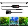 Led Aquarium Beleuchtung IP67 Wasserfest rgb Licht Aufsetzleuchte Dimmbar Fisch Tank Unterwasser Lampe 58cm