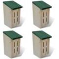 Schmetterlingshaus 14 x 15 x 22 cm 4er-Set