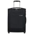 Weichgepäck-Trolley SAMSONITE "D'LITE 55", Gr. B/H/T: 40cm x 55cm x 22cm 40 l, schwarz, klassisch, Koffer, Trolley Reisegepäck Weichschalenkoffer Handgepäckkoffer