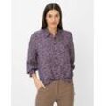 Brax Damen Hemd Style VICmidnight plum, dunkles lila, Gr. 38