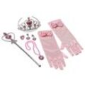 Kinder-Set "Prinzessin", rosa/silber