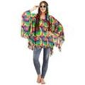 Poncho "Hippie-Time" unisex