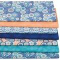 Patchwork- und Quiltpaket "Mosaik", blau-color