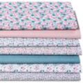 Patchwork- und Quiltpaket "Mille Fleurs", mint/blush