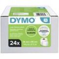 DYMO Etiketten Rolle Kombi-Pack 13187 S0722390 89 x 36 mm Papier Weiß 6240 St. Permanent haftend Adress-Etiketten