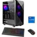 HYRICAN Gaming-PC "Striker 6933" Computer DDR5, PCIe SSD Gen4, Windows 11 Gr. Microsoft Windows 11 Home (64 Bit), 32 GB RAM 1000 GB SSD, schwarz