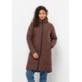 Funktionsmantel JACK WOLFSKIN "DEUTZER COAT W" Gr. S (36), braun (wild, ginger) Damen Mäntel