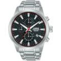 Chronograph LORUS "RM327HX9" Armbanduhren silberfarben Herren Armbanduhr, Quarzuhr, Herrenuhr, Stoppfunktion, Datum