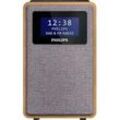 PHILIPS R5005 Radiowecker, Autom. digitales Tuning, DAB+, FM, Holzgehäuse