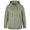 Hoodie-Sweatjacke Emilia Lay grün, 44