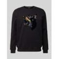 Sweatshirt mit Motiv-Print