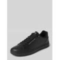 Ledersneaker mit Label-Schriftzug Modell 'COURT THICK CUPSOLE'