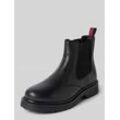 Chelsea Boots aus Leder mit Zugschlaufe