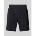 Regular Fit Shorts mit Label-Detail Modell 'Laze'