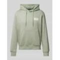 Hoodie mit Label-Print Modell 'ECORP'