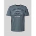 Regular Fit T-Shirt mit 1/2-Arm aus reiner Baumwolle