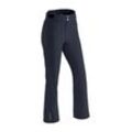 Skihose MAIER SPORTS "Allissia slim" Gr. 17, Kurzgrößen, blau (dunkelblau) Damen Hosen Schneehose, wind- und wasserdicht, 2 RV-Taschen, Slim Fit