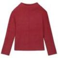 TOM TAILOR Damen Strickpullover mit LENZINGTM ECOVEROTM, rot, Uni, Gr. XXL