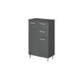 Highboard Murau - grau - 60 cm - 100,5 cm - 33 cm - Sconto