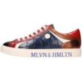 Sneaker MELVIN & HAMILTON "Harvey 9 - vegetabil gegerbt" Gr. 42, bunt (multifarben) Herren Schuhe Edel Sneaker, Schnürschuh, Business Sneaker im color-blocking Look