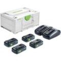 Festool Energie-Set SYS 18V 4x4,0/TCL 6 DUO