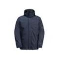 3-in-1-Funktionsjacke JACK WOLFSKIN "LUNTAL 3IN1 JKT M" Gr. L (52), blau (night, blau) Herren Jacken