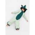 Schneeoverall WEEDO "LILIDO" Gr. 116/128, grün (mint + bottle green) Mädchen Overalls Wasserdichter Schneeanzug