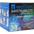 Wellion Safetylancets 23G Sicherheitseinmallanz 200 ST