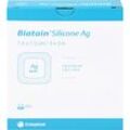 Biatain Silicone Ag Schaumverband 7.5x7.5 cm 5 ST