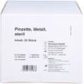 Einmal Pinzette Metall Ste 25 ST