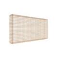 Gabiona Rostige Gabione 200 cm x 100 cm x 20 cm (L x H x T), Maschenweite 5 cm x 5 cm, Spirale