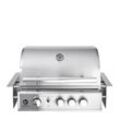 Hochwertiger Edelstahl Gas-Grill TOP LINE - ALL'GRILL CHEF M mit 3 Brennern, Backburner und Air System: Top-Einsteiger