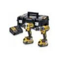 DeWalt DCK266P2T, DCD796 Bohrhammer, DCF887 Schlagschrauber Pack 2 x 5Ah Batterien