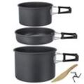 BRUNNER Camping Kochset Packpot Ultralite 20 Geschirr Küche Topf Pfanne Alu 910g