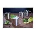 Moscow Mule Becher Set 4tlg, 480 ml, silber