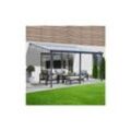 HOME DELUXE Terrassenüberdachung SOLIS - 495 x 303 x 226 / 278 cm Grau