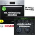 Bosch - Backofen HBF114ESO mit Gas-Kochfeld POH6B6B10