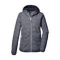 Outdoorjacke KILLTEC "KOS 69 WMN JCKT", Damen, Gr. 38, blau (navy), Oberstoff: 100% Polyester (recycelt), Futter: 100% Polyester, sportlich, Jacken