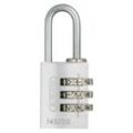 ► ABUS Aluminium Zahlenschloss 145/20 in silber in 9 Farben zur Wahl