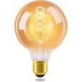 1er pack led Lampe E27 Glühbirne: G95 Vintage Warmweiss Leuchtmittel 4W 2200K Edison Glühlampe Retro Filament Birnen Bulb Energiesparlampe für Haus