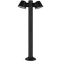 Cone Garden Beacon mit 2 Orientierbaren Außenlampen mit schwarzem IP54 - Forlight