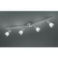 Strahler Visto 4xE14 Led Nickel und Alabasterglas L90 cm Trio Lighting