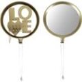 2er Set Schmuckhalter Love mit Haken Gold-D216775-Gold