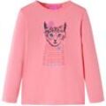 Kinder-Langarmshirt Rosa 128