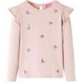 Kinder-Langarmshirt Rosa 128