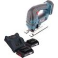 Bosch - gst 18V-Li b Professional Akku Stichsäge 18 v + 2x Akku 2,0 Ah + Ladegerät